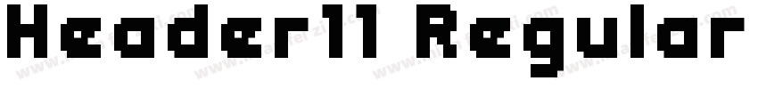 Header11 Regular字体转换